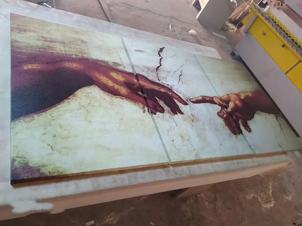 Ademin Yarat??lÜç?? The Creation Of Adam Kanvas Tablosu