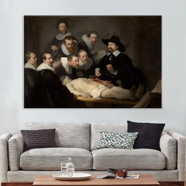 Anatomy Lesson Kanvas Tablo
