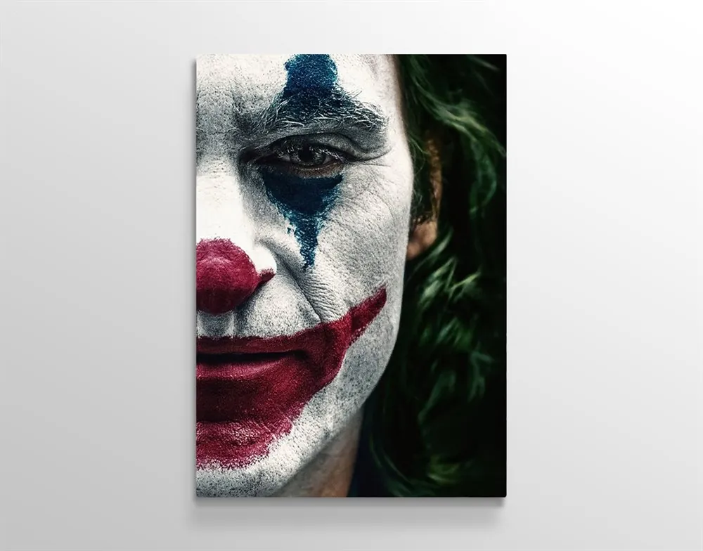Joker Filmi Afi?? Karakteri Kanvas Tablo