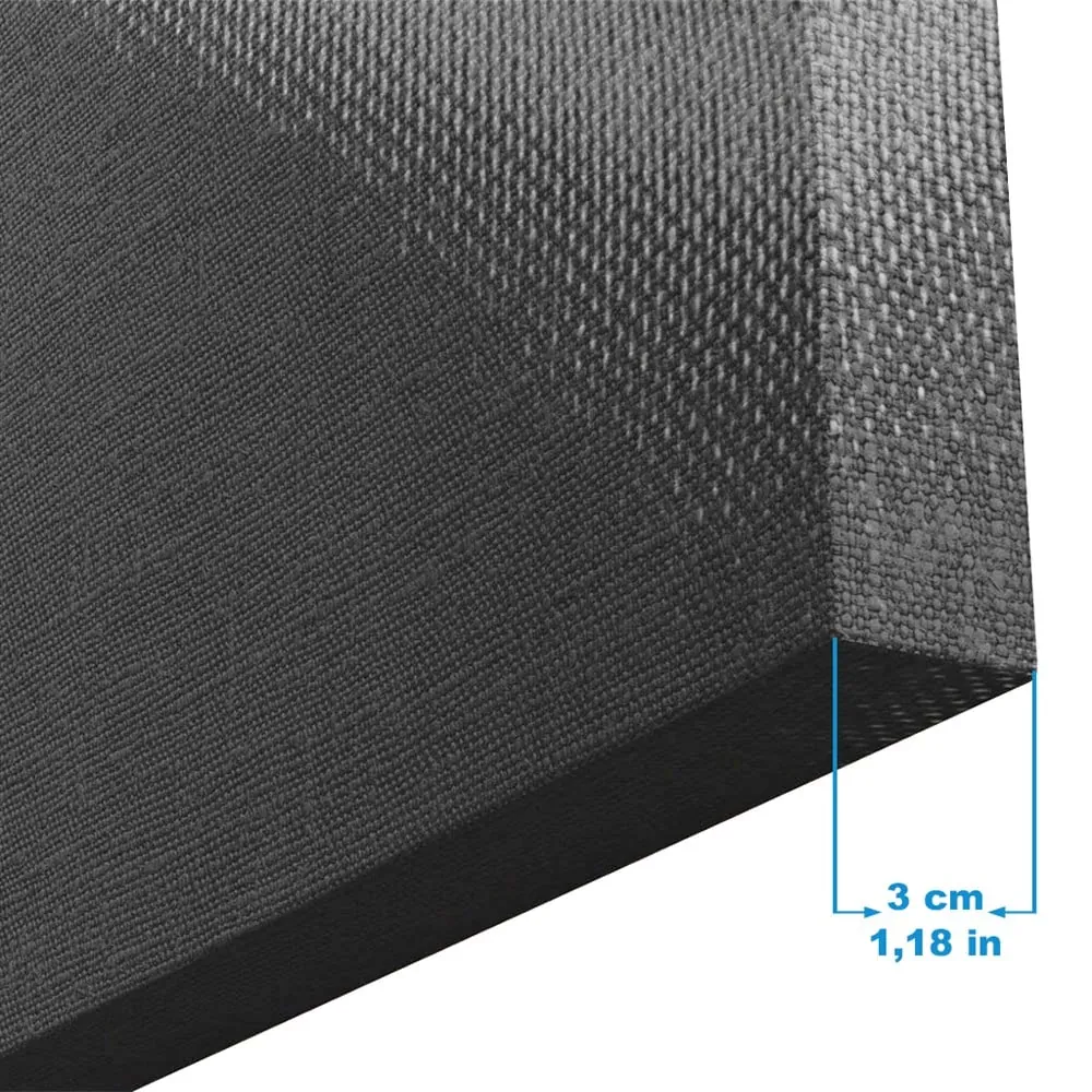 Mavi Dünya Haritası 5 Parça Kanvas Tablo