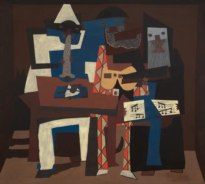 Picasso Three Musicians Kanvas Tablo