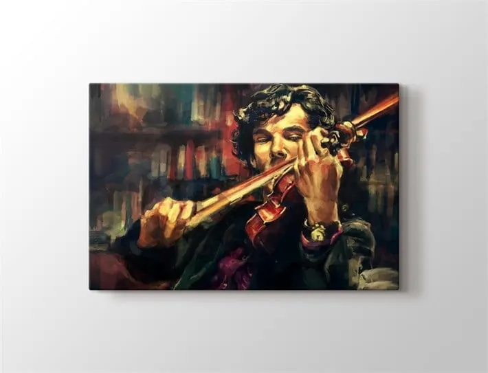 Sherlock Holmes Kanvas Tablo