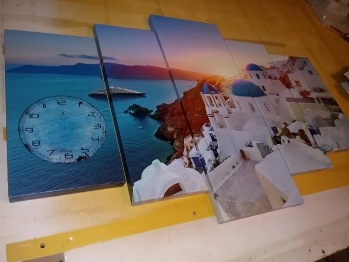 Yunanistan Santorini Manzaralı Kanvas Tablo